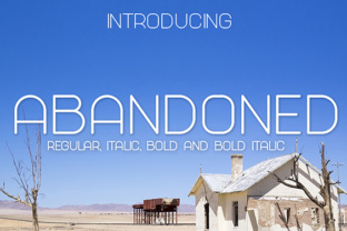 Abandoned: A Versatile Sans Serif for Campaigns