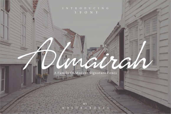Almairah: A Script Font with a Subtle Elegance