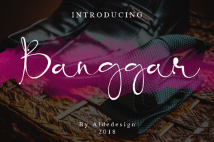 Banggar: A Script Font That Elevates Digital Branding