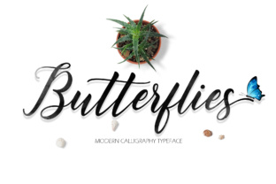 Butterflies Script: A Fresh, Dancing Font for Real Small Business Branding