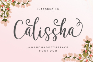 Calissha Duo: A Handmade Script Font That Feels Like Real Ink