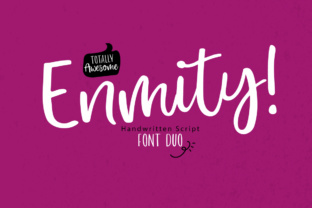 Enmity: A Handwritten Script Font That Earns Its Place Online