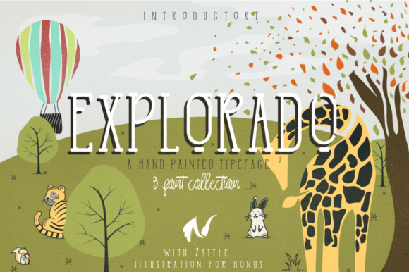 Explorado: A Script Font for Editorial Design