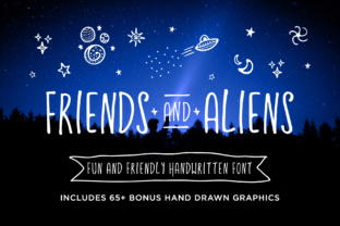 Friends and Aliens: A Font That Brings Nostalgia to Your Brand