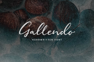 Gallendo: A Script Font with Refined Elegance