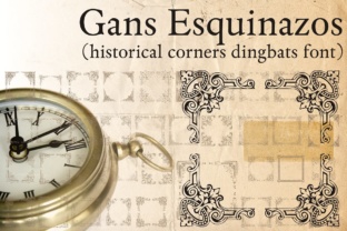 Gans Esquinazos: A Decorative Font for Campaign Creativity