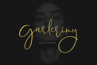 Garleriny: A Script Font for Web Design and Branding