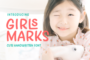 Girls Marks Font: A Handwritten Touch for Real Business Branding