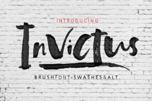 Invictus: A Hand-Painted Script Font for Distinctive Web Identity