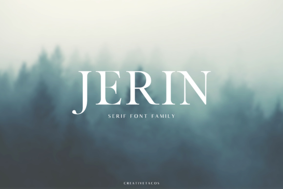 Jerin: A Serif Font for Modern Editorial Design