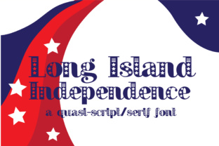 Long Island Independence: A Bold Script Font for Dynamic Marketing