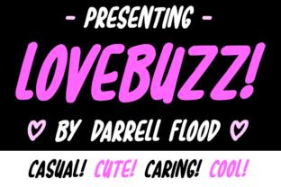 Lovebuzz: A Hand-Drawn Font That Feels Like a Smile