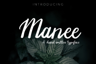 Manee: A Script Font That Elevates Editorial Design
