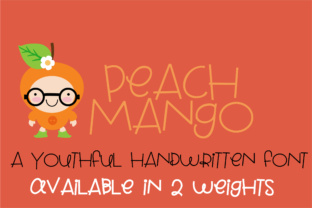 Peach Mango: A Whimsical Script Font That Makes Your Brand Feel Like Home