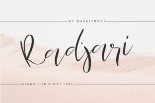 Radjari: A Script Handwritten Font That Feels Like Your Signature