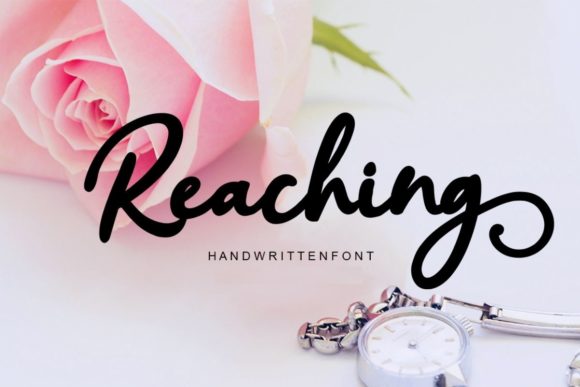 Reaching Script: A Modern Handwritten Font for Digital Branding
