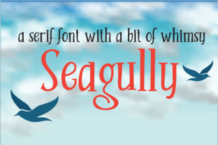 Seagully Serif Font for Handmade Labels & Invitations