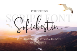 Sofiebestin Script: A Modern Handwritten Font for Editorial Design
