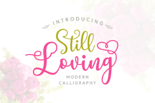 Still Loving: A Script Font for Elegant Web Design