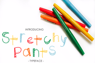 Stretchy Pants: A Vibrant Display Font for Editorial Design