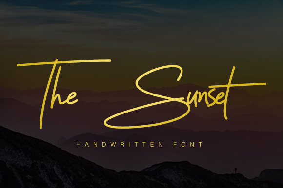 The Sunset Font Review: A Handwritten Elegance for Modern Branding