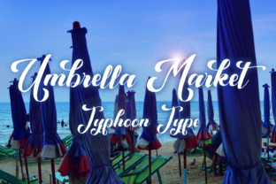 Umbrella Market: A Script Font for Bold Branding and Digital Impact