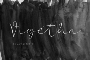 Vigetha: A Script Font That Breathes Life Into Your Creations
